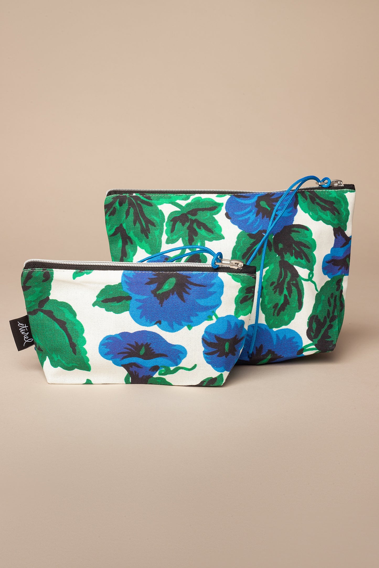 Neceser/estuche lona toldo flores