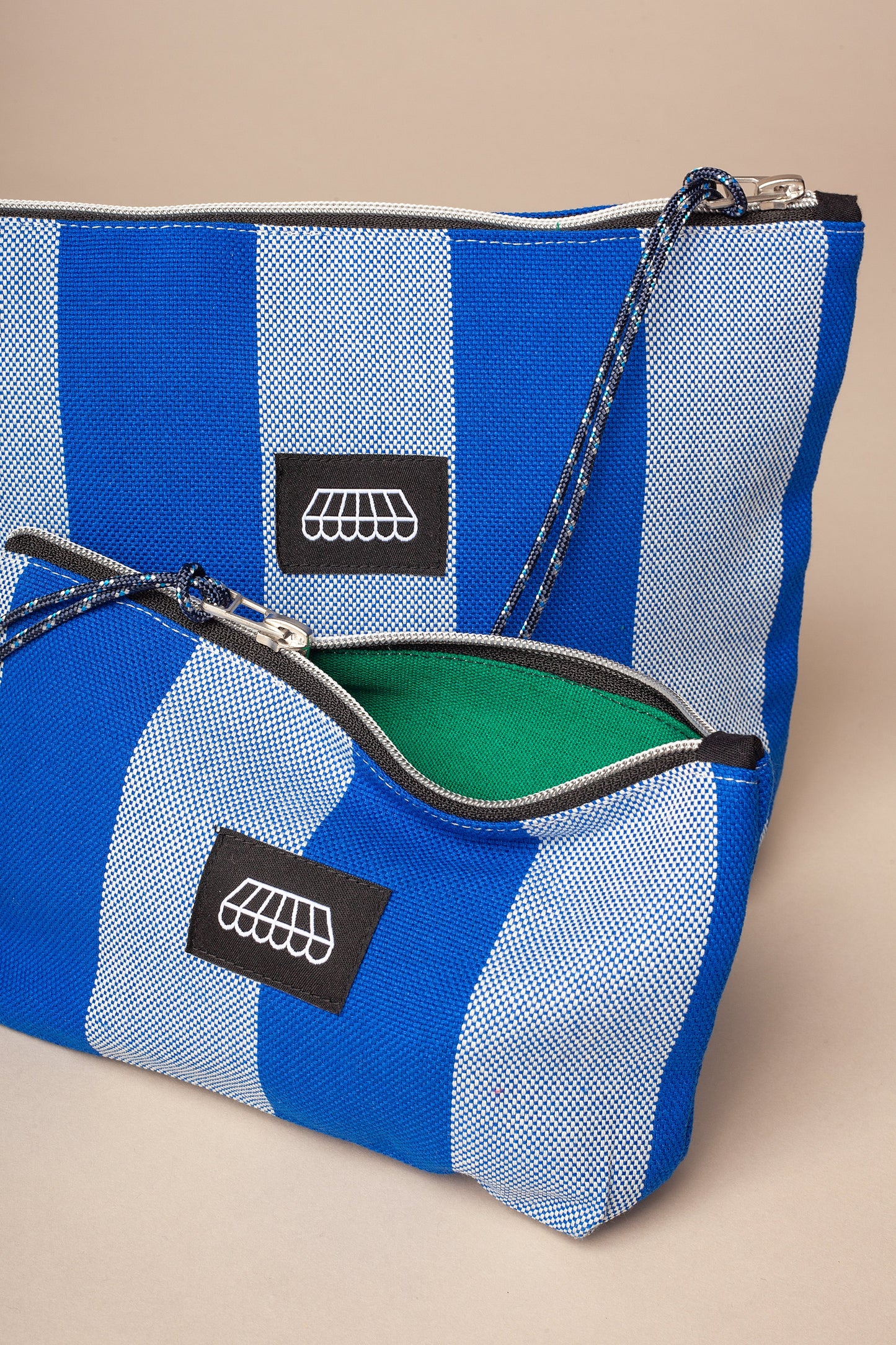 Neceser/estuche lona toldo azul