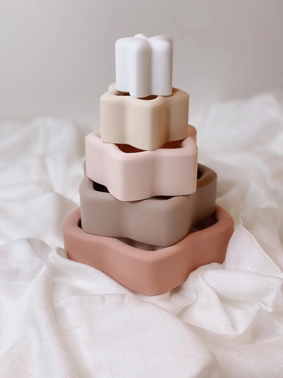 Juego apilable de silicona orgánica Nenina & Co