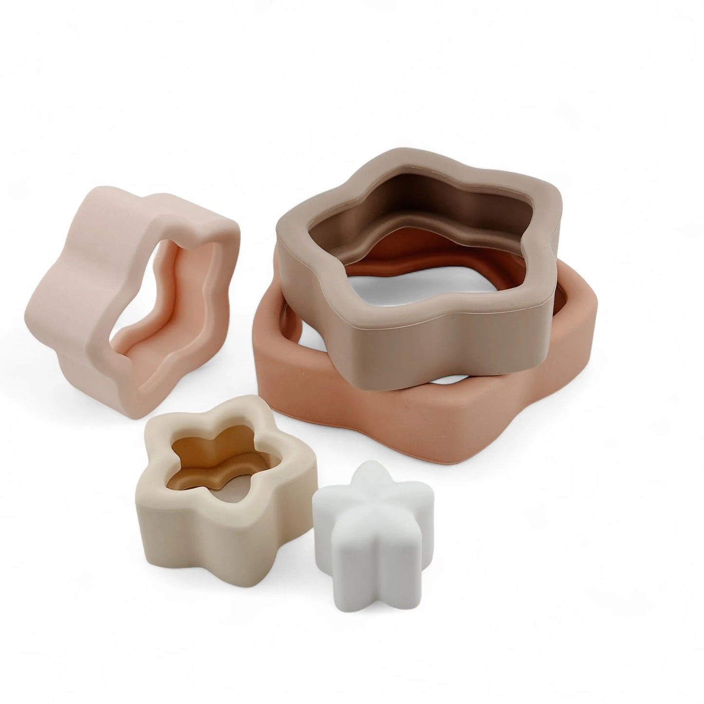 Juego apilable de silicona orgánica Nenina & Co