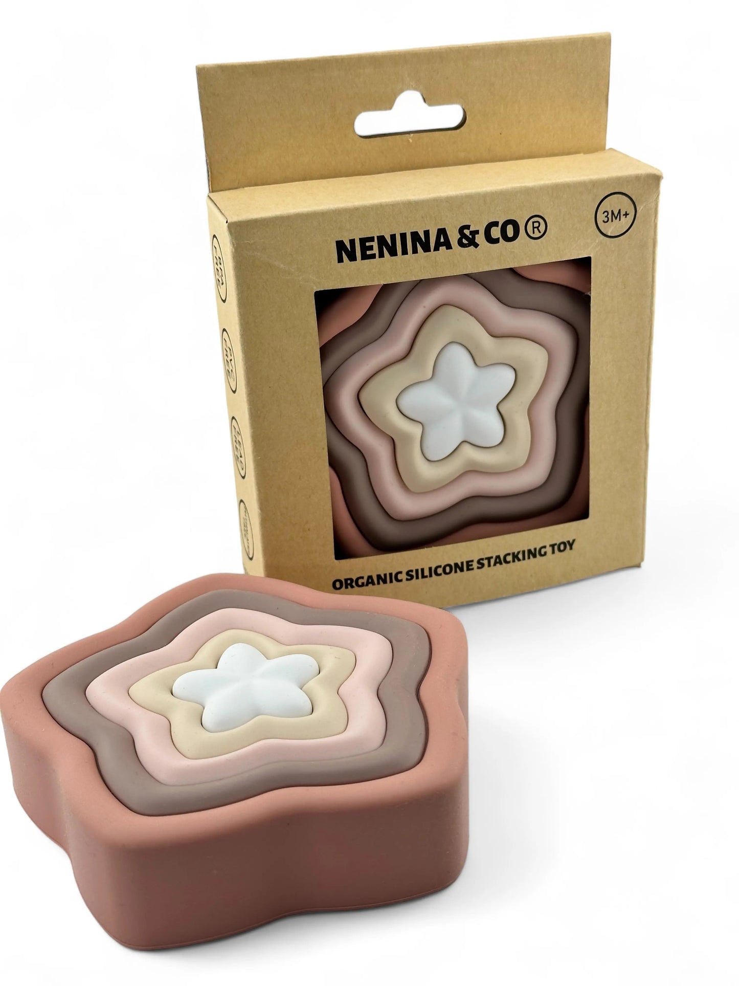 Juego apilable de silicona orgánica Nenina & Co