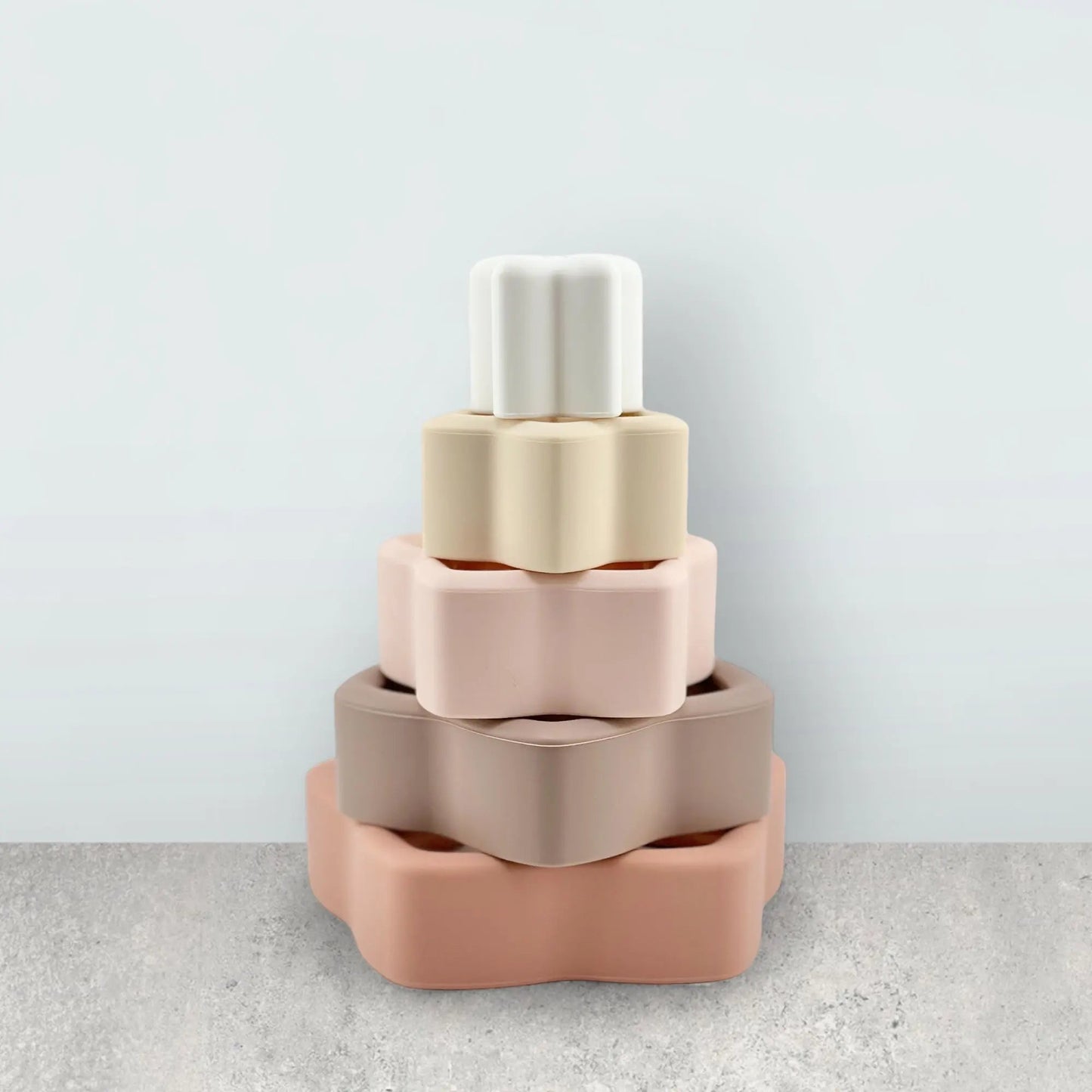 Juego apilable de silicona orgánica Nenina & Co