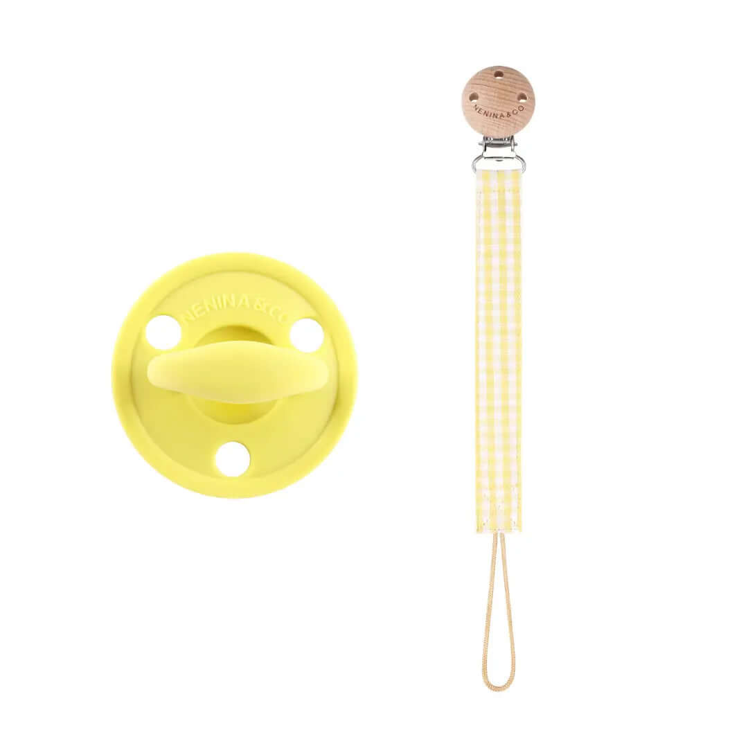 Kit 1 Chupete Classic Breat + 1 Chupetero de algodón orgánico Nenina & Co