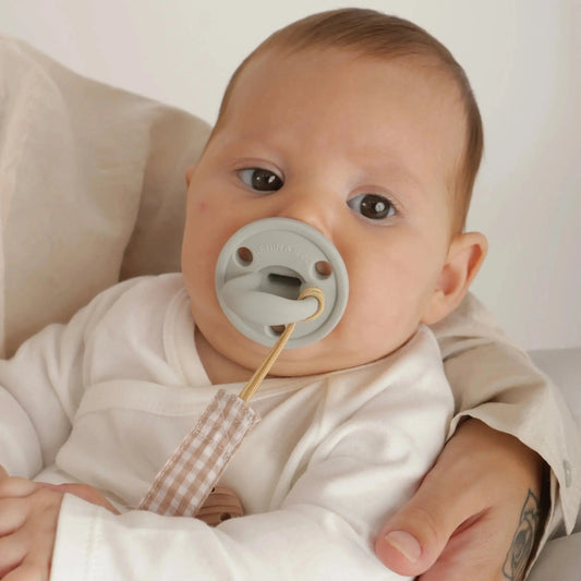 Kit 1 Chupete + 2 Chupeteros + 1 Guardachupete DIAMOND Nenina & Co Beige