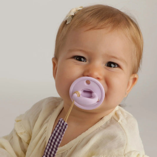 Kit 1 Chupete + 2 Chupeteros + 1 Guardachupete DIAMOND Nenina & Co Lila