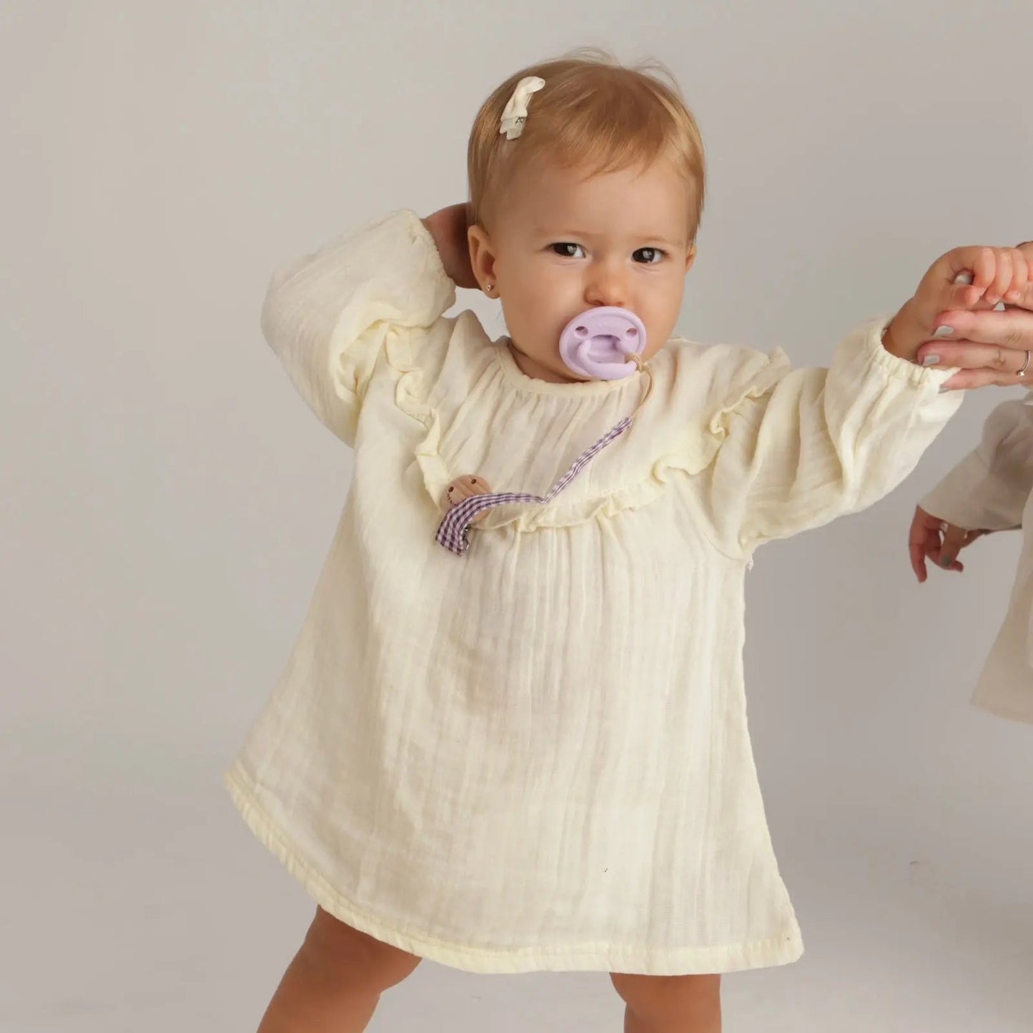 Pack 2 Chupeteros + 1 Chupete DIAMOND By Nenina & Co Lila