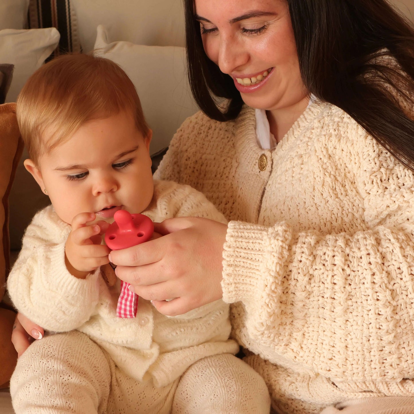 Kit 1 Guardachupete + 2 Chupeteros + 2 Chupetes DIAMOND Nenina & Co