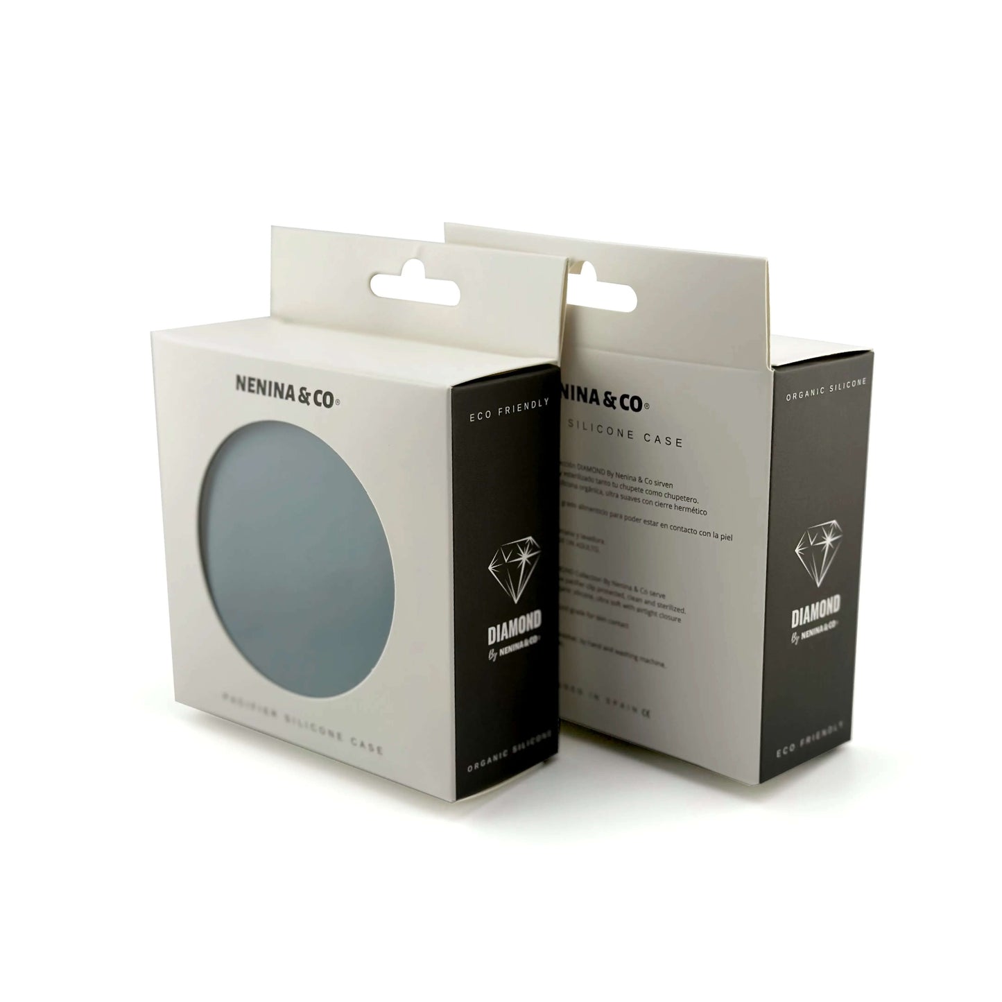 Kit 1 Guardachupete + 2 Chupeteros + 2 Chupetes DIAMOND Nenina & Co