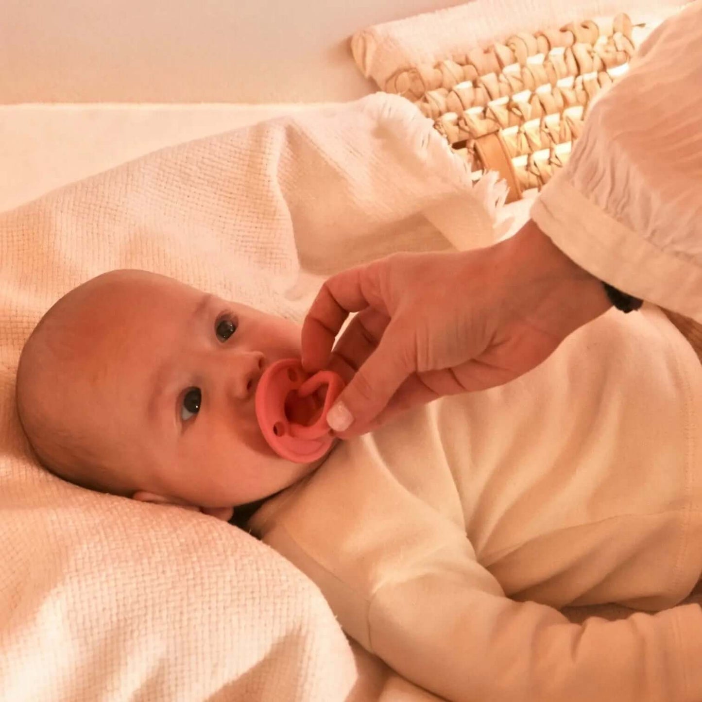 Kit 2 Chupetes CLÁSICOS Rosa y Gris Nenina & Co