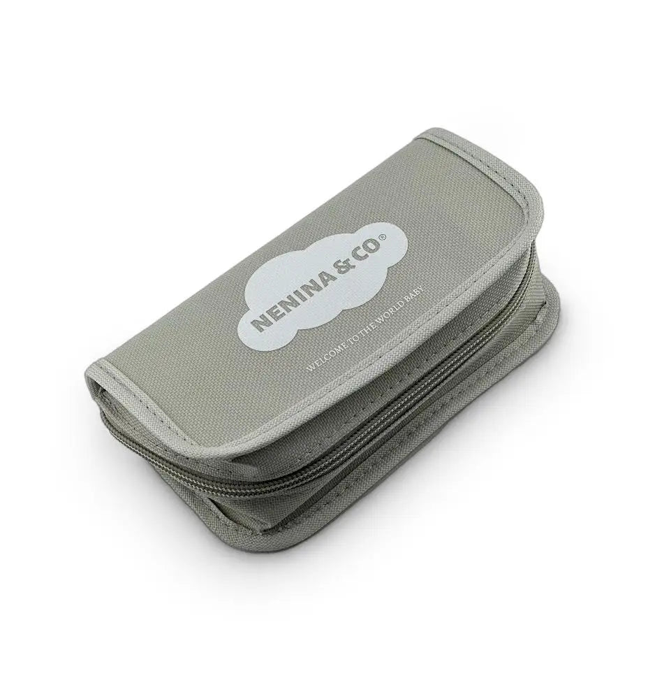 Kit Regalo ideal  Set de higiene + Guardachupete + Chupete + Biberón + Repuesto de 4 tetinas Nenina & Co