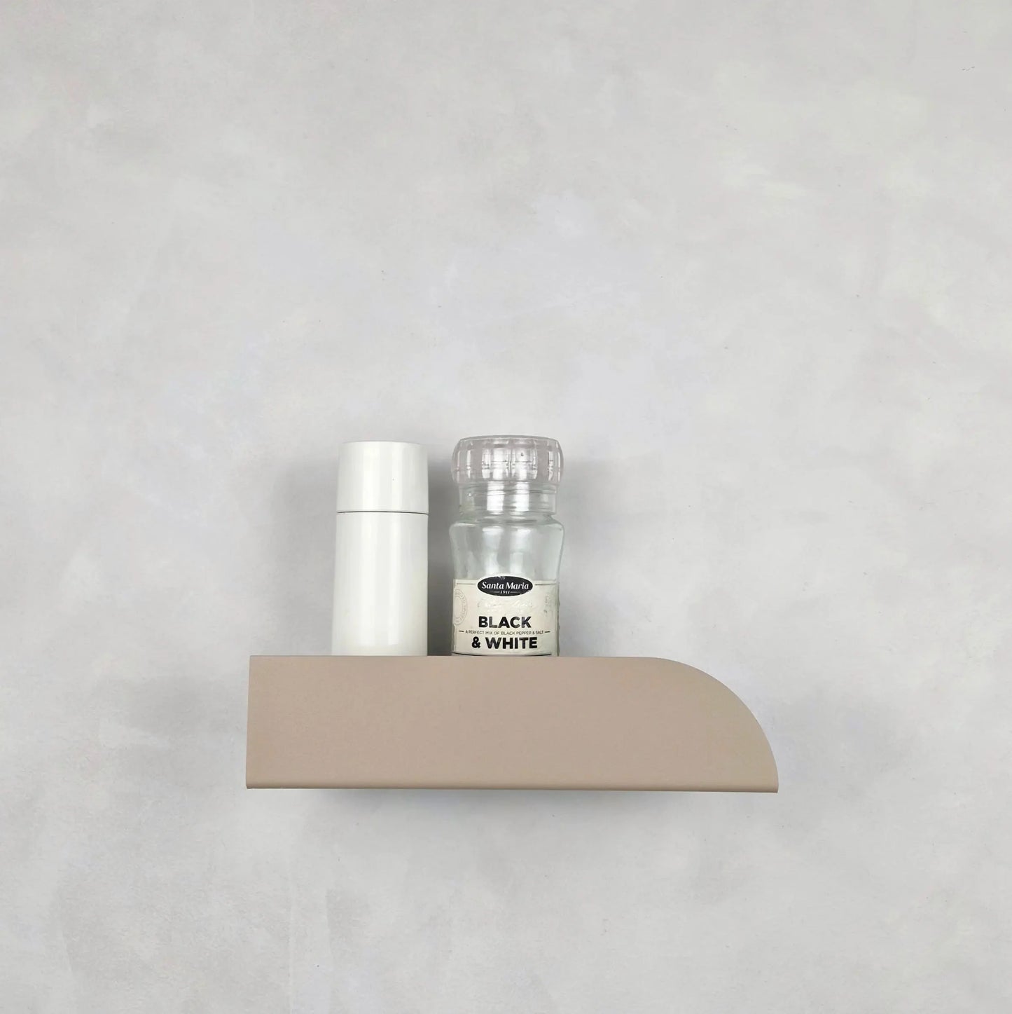 Estantería de pared metálica Torino – repisa flotante para baño y cocina