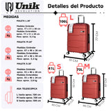 MALETA GRANDE VIGO EXTENSIBLE TSA ECO 77CM