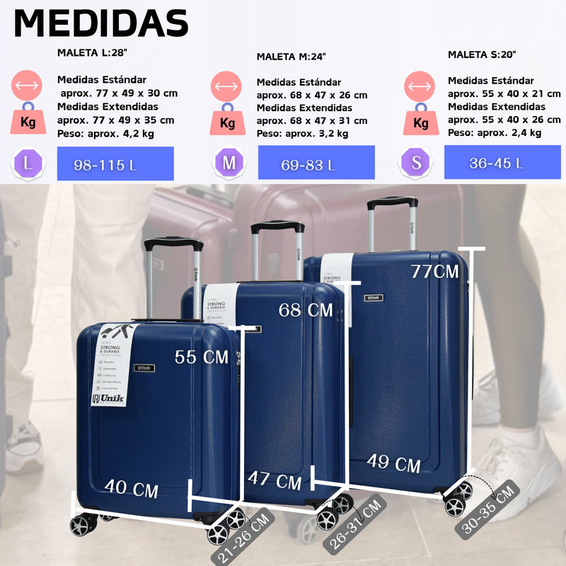 MALETA MEDIANA RIGIDA EXTENSIBLE- KAPPA-GRACE-68CM