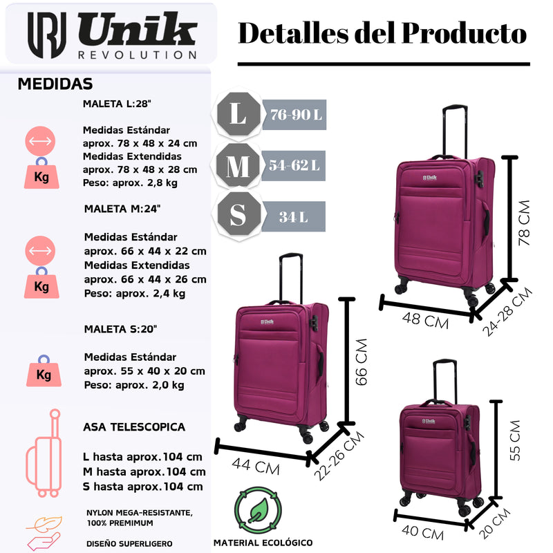 Modelo Blanda Omega Set de 3 (L+M+S)