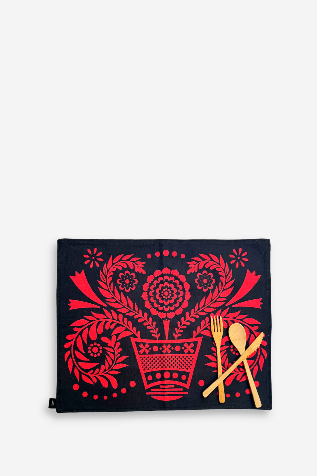 Mantel individual reversible folklore negro (pack de 2)