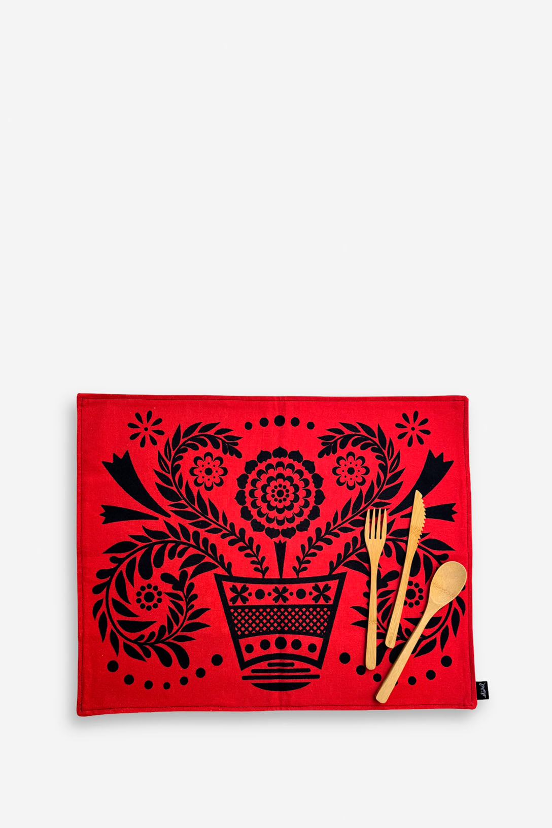 Mantel individual reversible folklore negro (pack de 2)