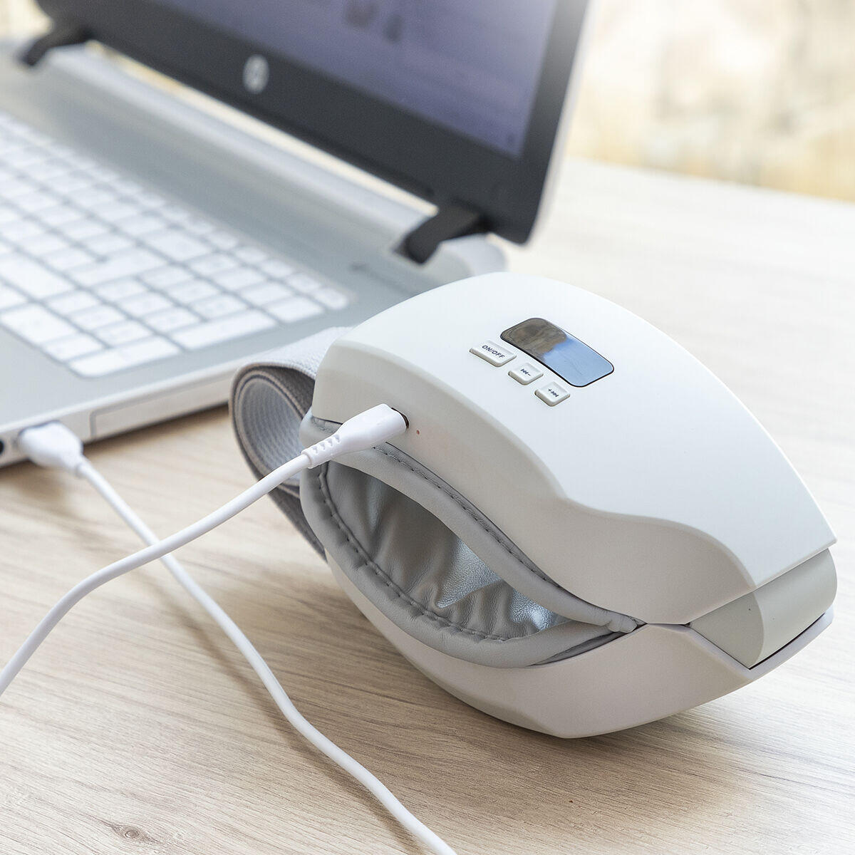 Masajeador de ojos recargable USB-C - Batería 1000 mAh para uso sin cables