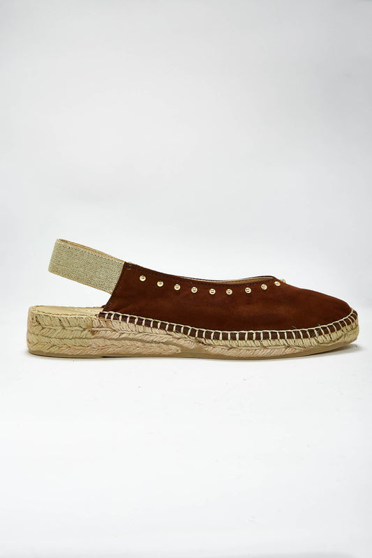 Sandalias Coñac Tachuelas vegan