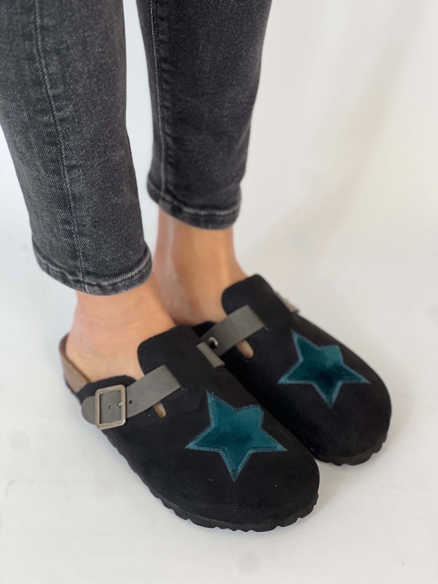 Zuecos A Star Blue