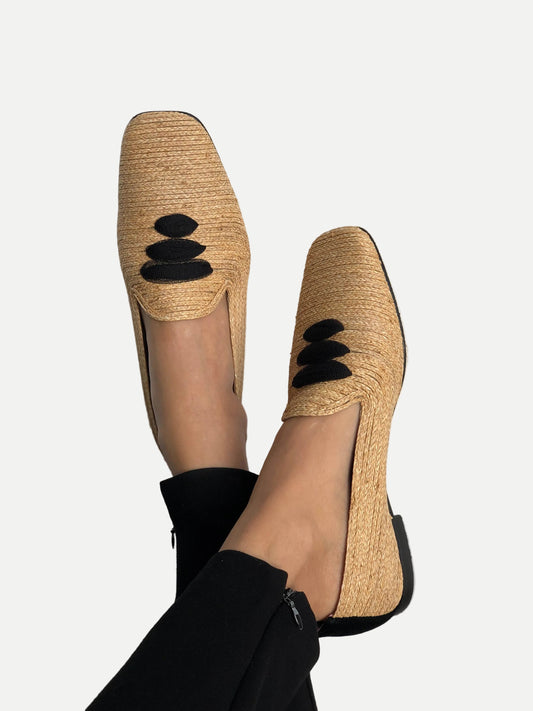 Mocasín Casablanca de rafia