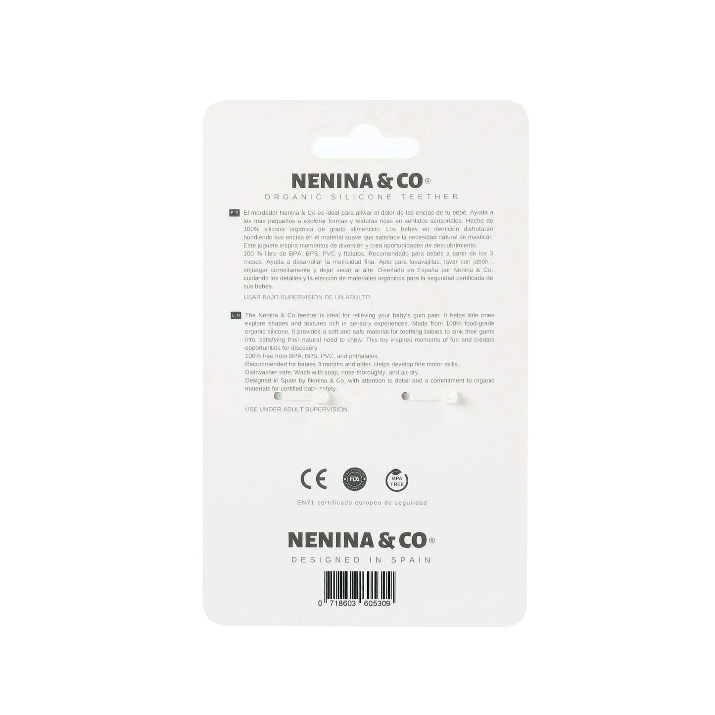 New Mordedor Marino Nenina & Co 100 % Silicona Orgánica