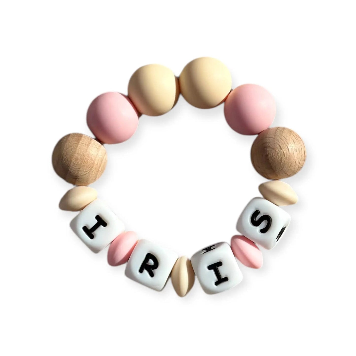 Mordedor  Personalizado con Nombre en Silicona Orgánica | Nenina & Co