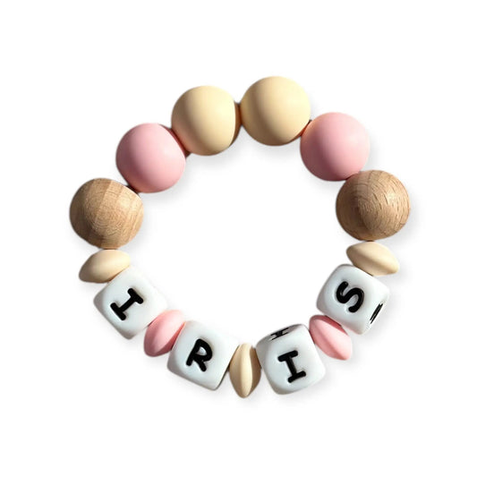 Mordedor  Personalizado con Nombre en Silicona Orgánica | Nenina & Co