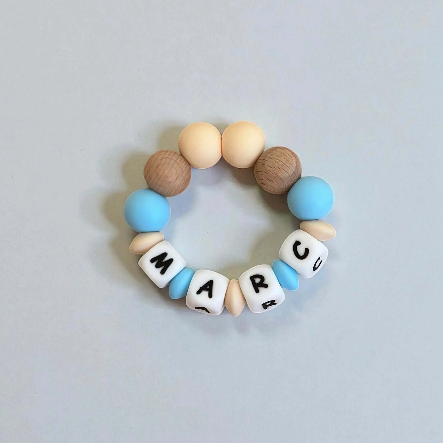 Mordedor  Personalizado con Nombre en Silicona Orgánica | Nenina & Co