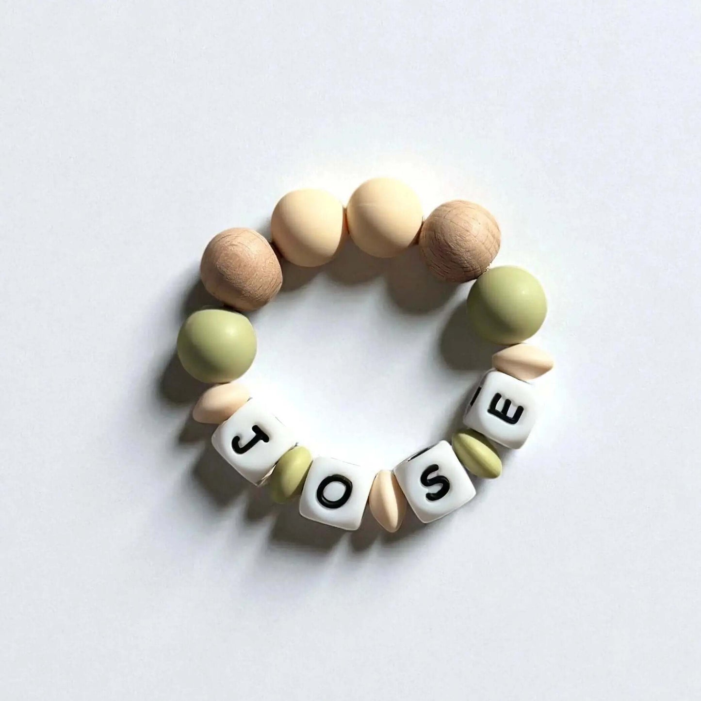 Mordedor  Personalizado con Nombre en Silicona Orgánica | Nenina & Co