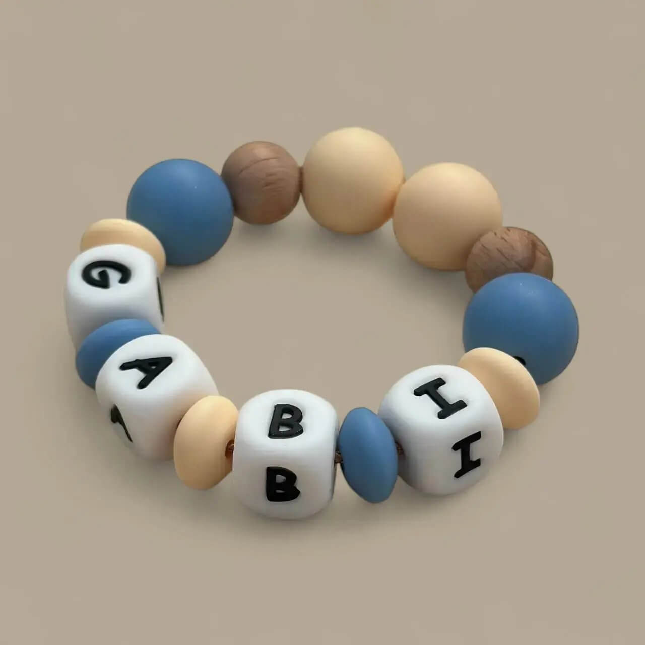 Mordedor  Personalizado con Nombre en Silicona Orgánica | Nenina & Co