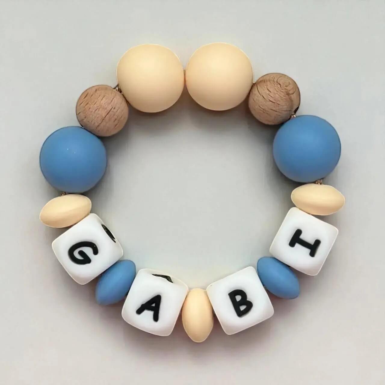 Mordedor  Personalizado con Nombre en Silicona Orgánica | Nenina & Co