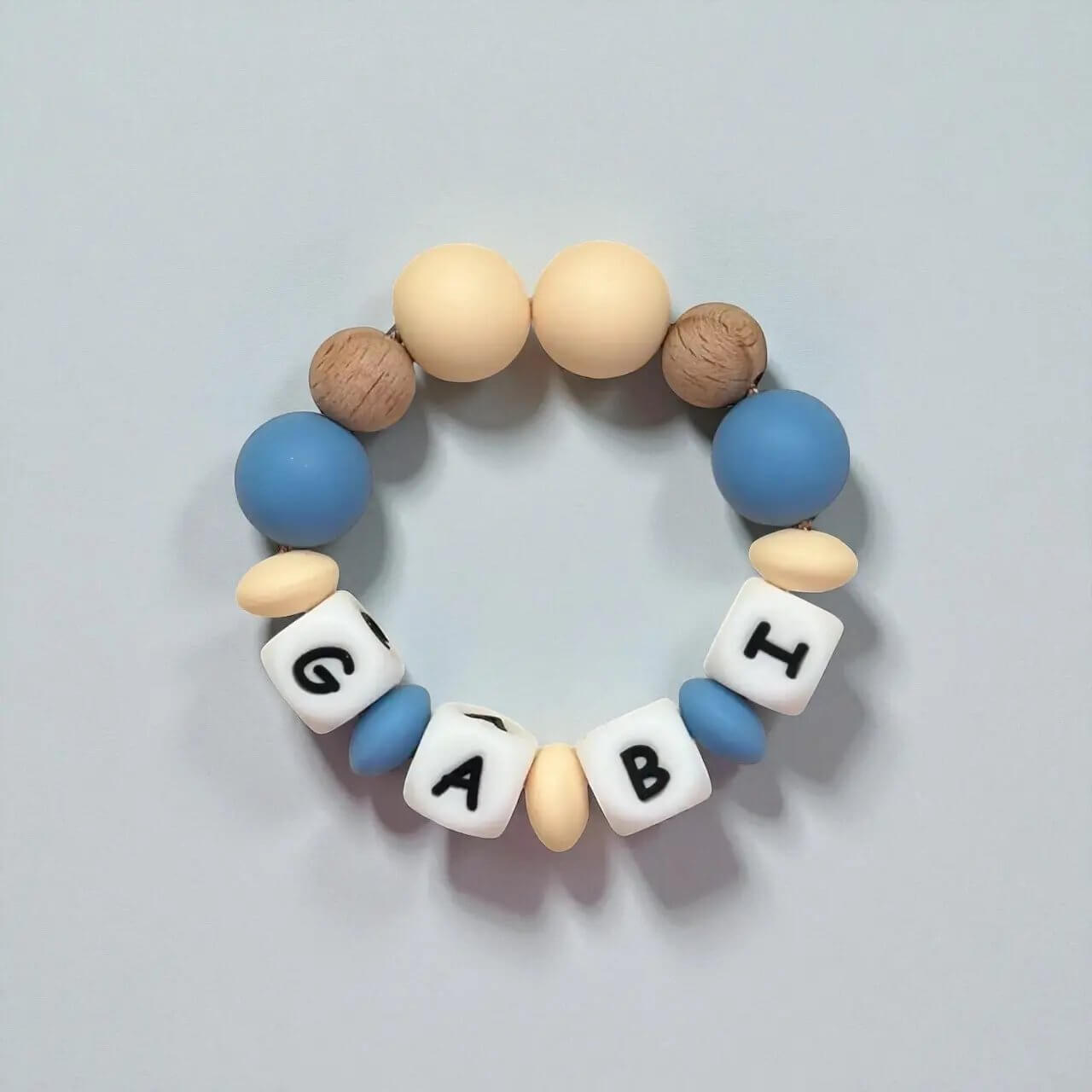 Mordedor  Personalizado con Nombre en Silicona Orgánica | Nenina & Co