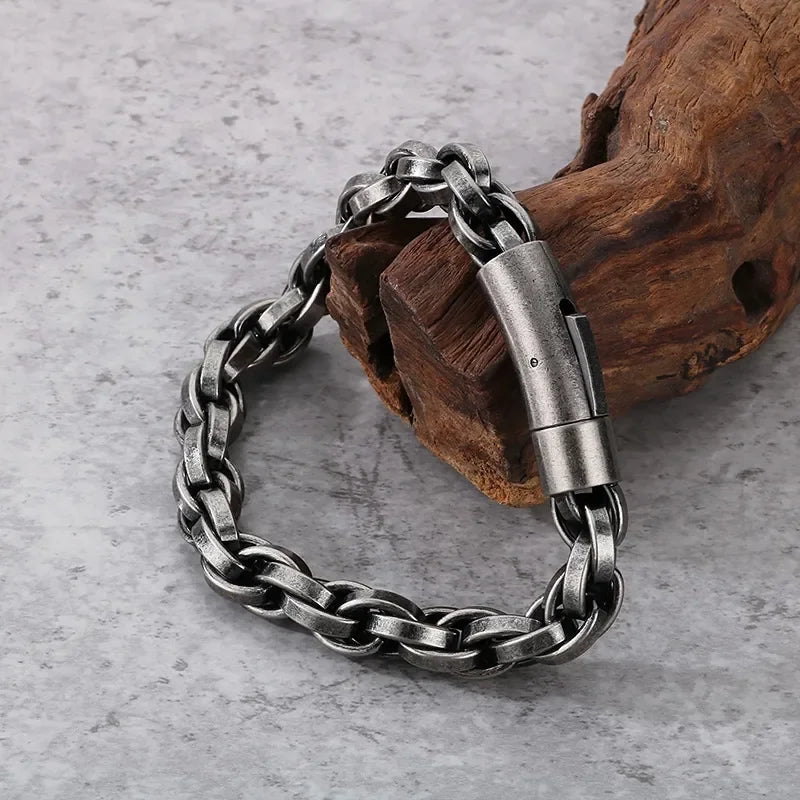 Pulsera Aludra · Pulsera de cadena hervida negra