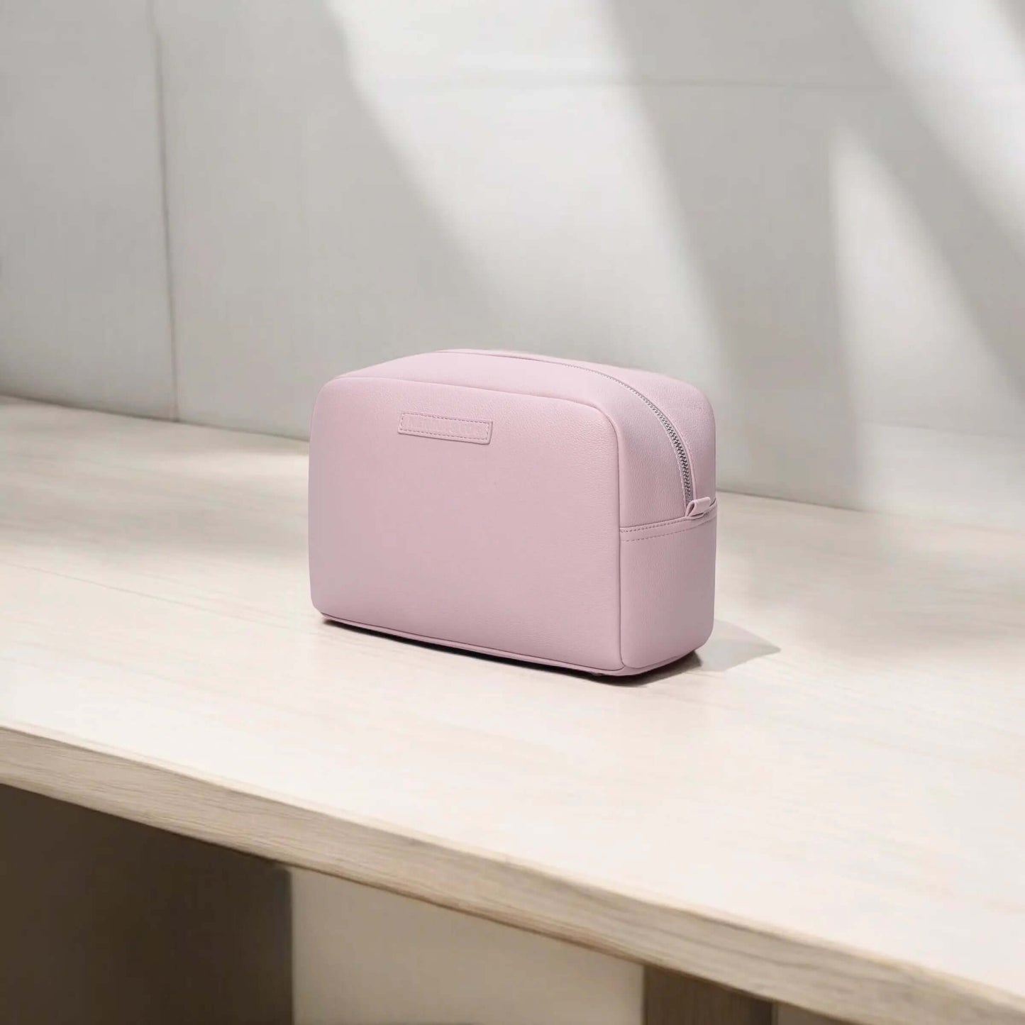 Neceser para Bebé de Eco Piel MIREM Rosa pálido | Organizador Elegante Nenina & Co