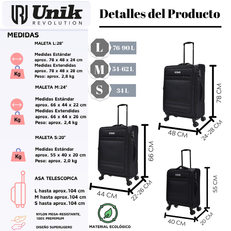 Modelo Blanda Omega Set de 3 (L+M+S)