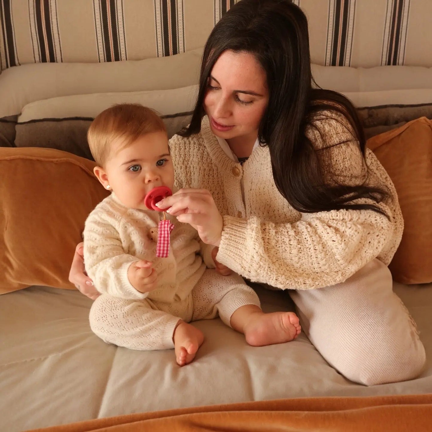 Nuevo Pack 2 Chupetes DIAMOND FS Tetina Fisiológica | Silicona Orgánica Nenina & Co