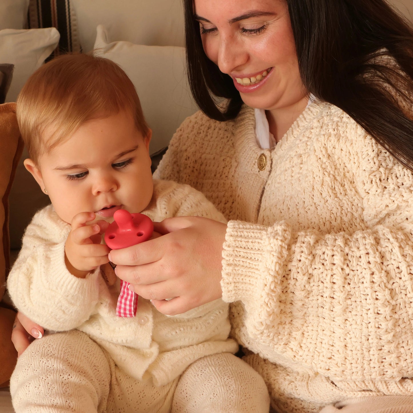 Nuevo Pack 2 Chupetes DIAMOND FS Tetina Fisiológica | Silicona Orgánica Nenina & Co