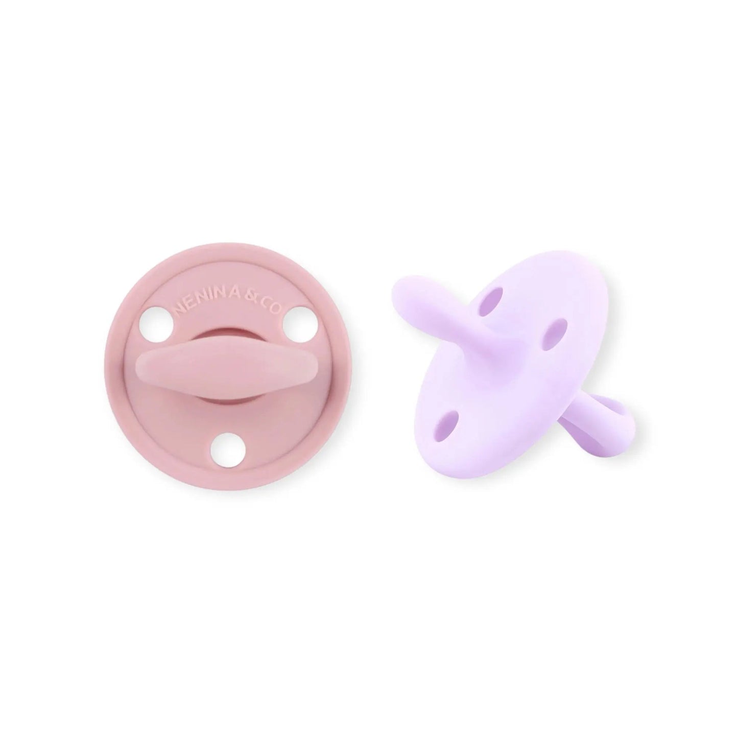 Nuevo Pack 2 Chupetes DIAMOND FS Tetina Fisiológica | Silicona Orgánica Nenina & Co