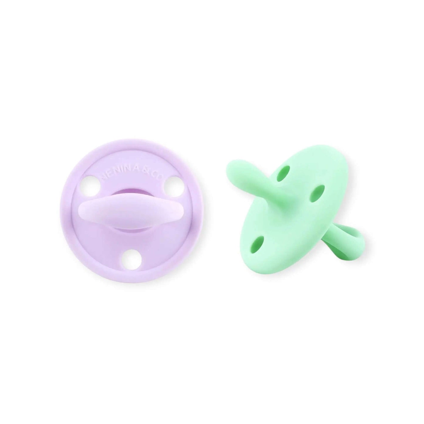 Nuevo Pack 2 Chupetes DIAMOND FS Tetina Fisiológica | Silicona Orgánica Nenina & Co