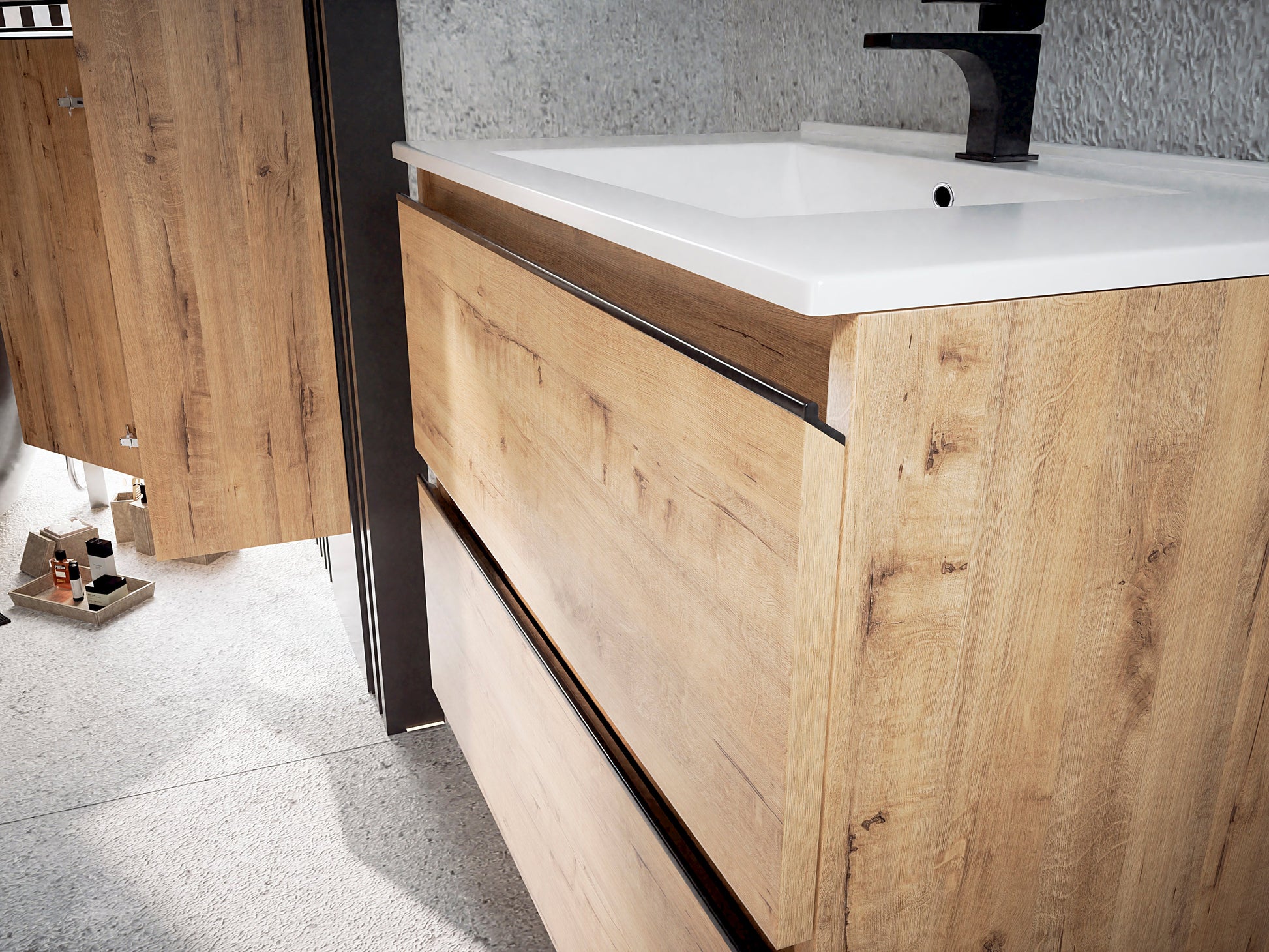 Mueble de baño Madison Top mueble suspendido elegante y moderno