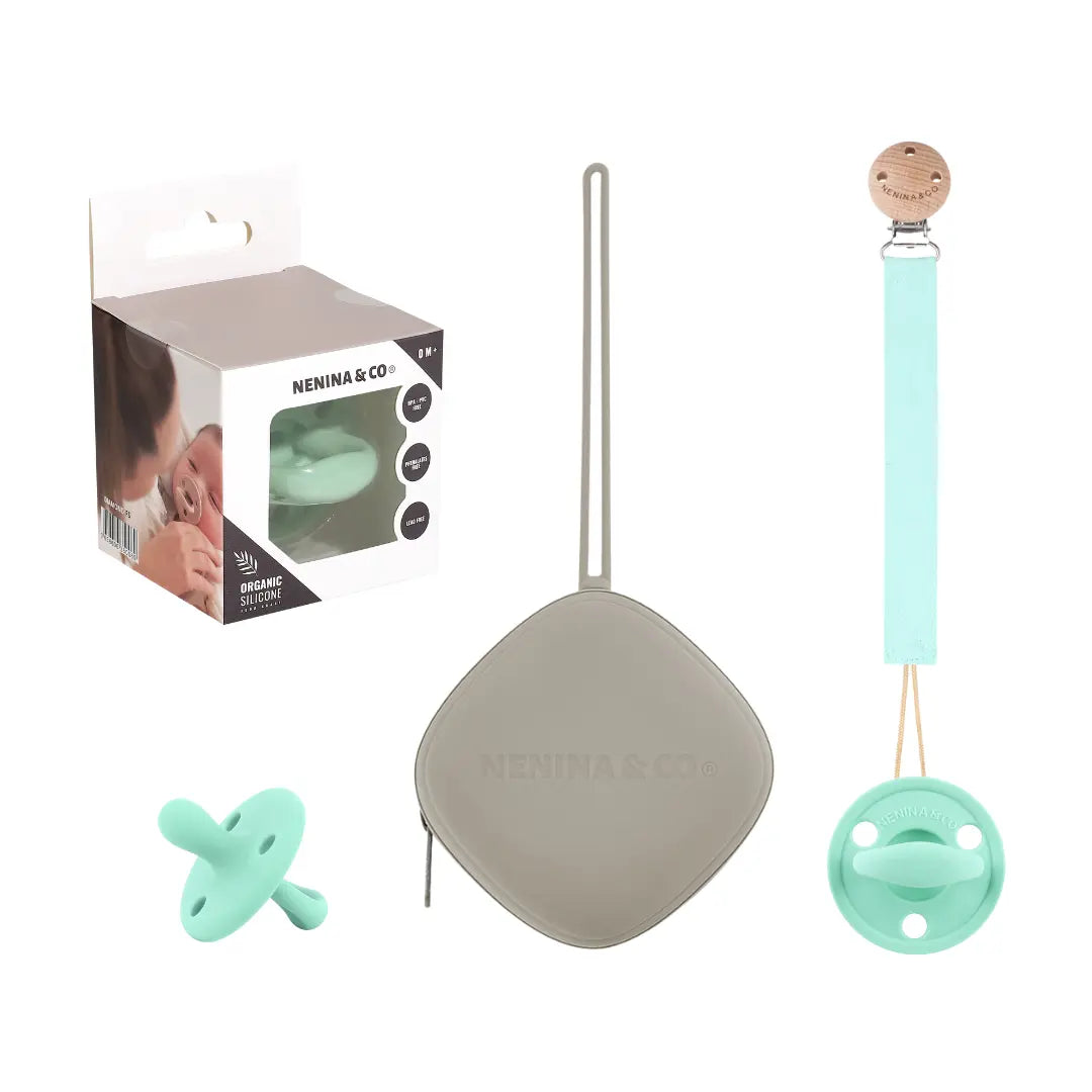 PACK 1 CHUPETERO + 1 CHUPETE CLÁSICO + 1 GUARDACHUPETE NENINA & CO