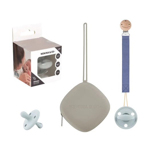 PACK 1 CHUPETERO + 1 CHUPETE CLÁSICO + 1 GUARDACHUPETE NENINA & CO