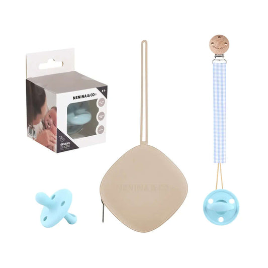 PACK 1 CHUPETERO + 1 CHUPETE CLÁSICO + 1 GUARDACHUPETE NENINA & CO