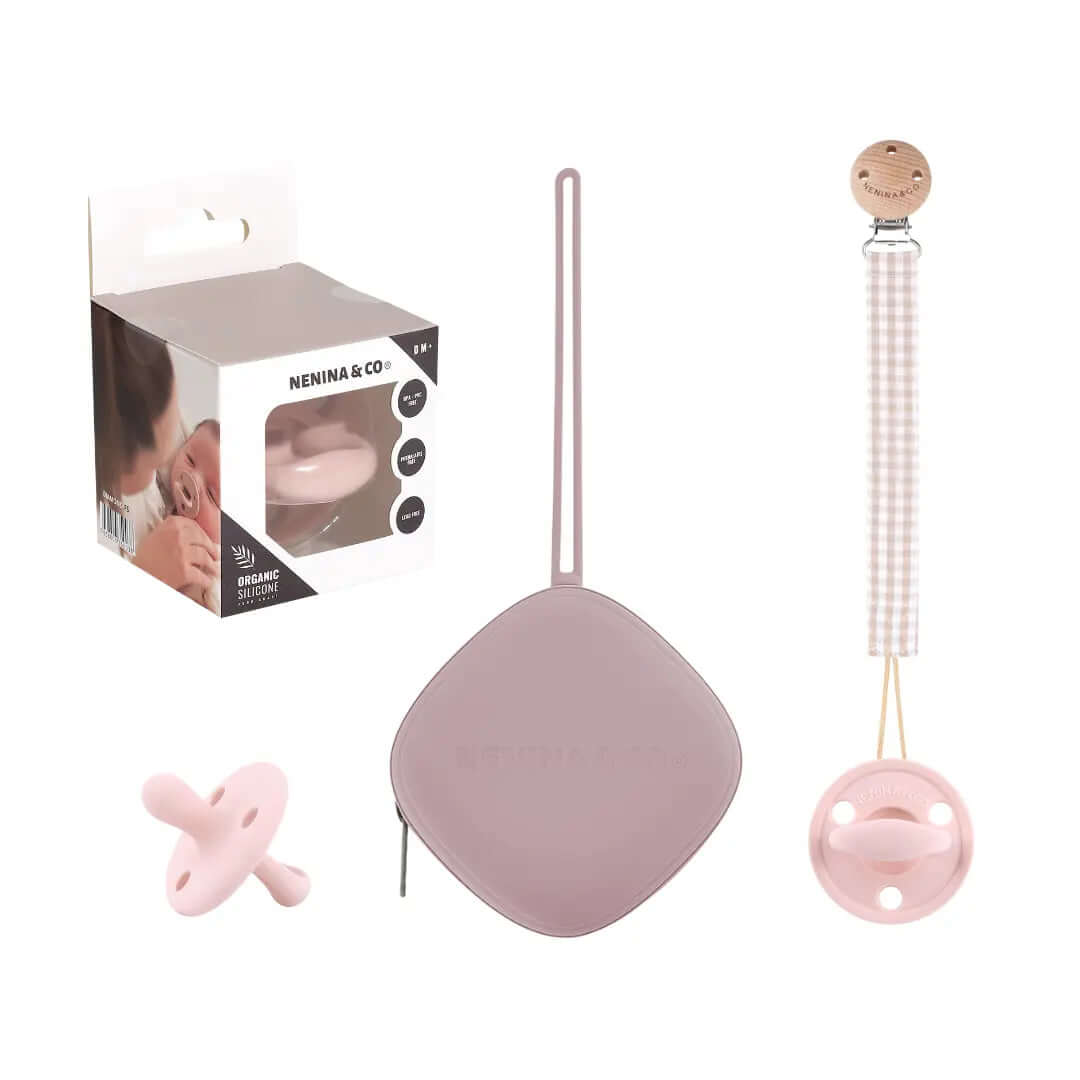 PACK 1 CHUPETERO + 1 CHUPETE CLÁSICO + 1 GUARDACHUPETE NENINA & CO