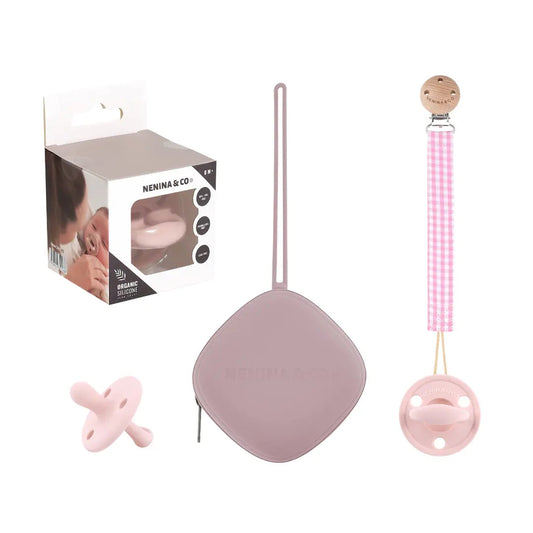 PACK 1 CHUPETERO + 1 CHUPETE CLÁSICO + 1 GUARDACHUPETE NENINA & CO