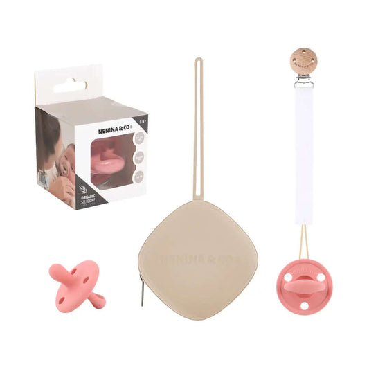 PACK 1 CHUPETERO + 1 CHUPETE CLÁSICO + 1 GUARDACHUPETE NENINA & CO