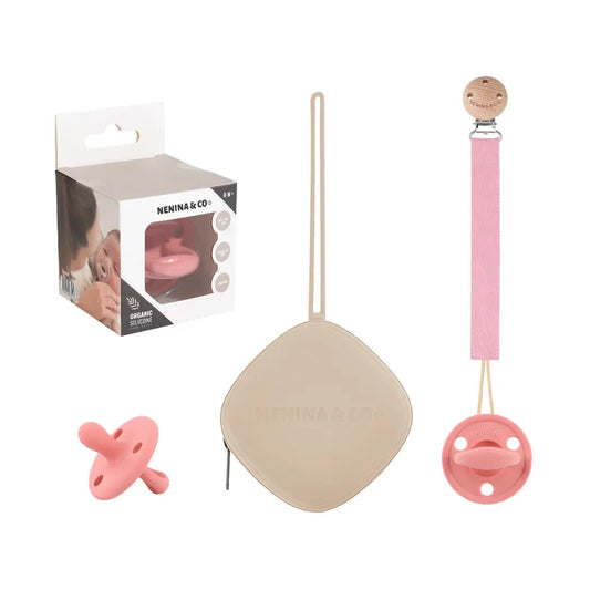 PACK 1 CHUPETERO + 1 CHUPETE CLÁSICO + 1 GUARDACHUPETE NENINA & CO
