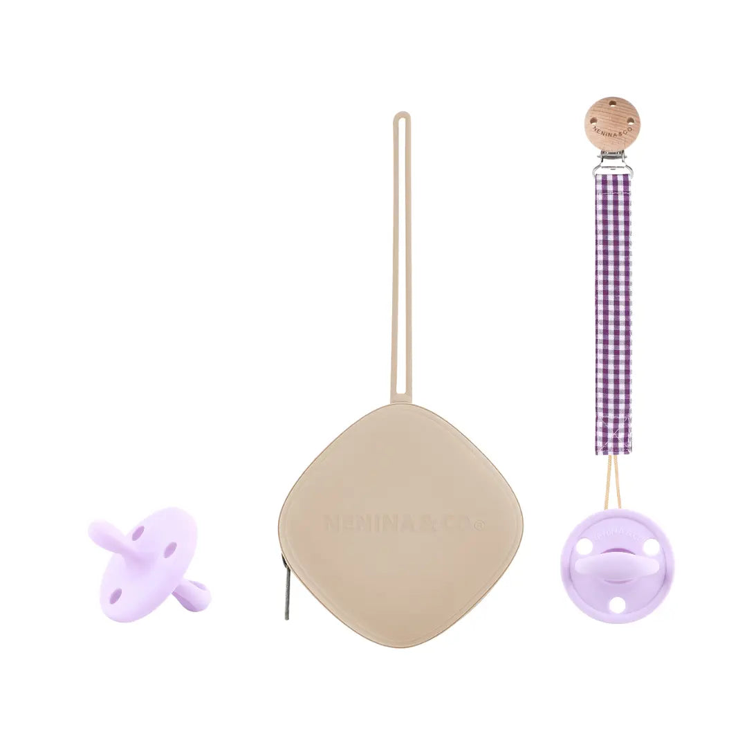 PACK 1 CHUPETERO + 1 CHUPETE DIAMOND + 1 GUARDACHUPETE NENINA & CO