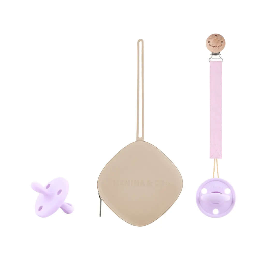 PACK 1 CHUPETERO + 1 CHUPETE DIAMOND + 1 GUARDACHUPETE NENINA & CO