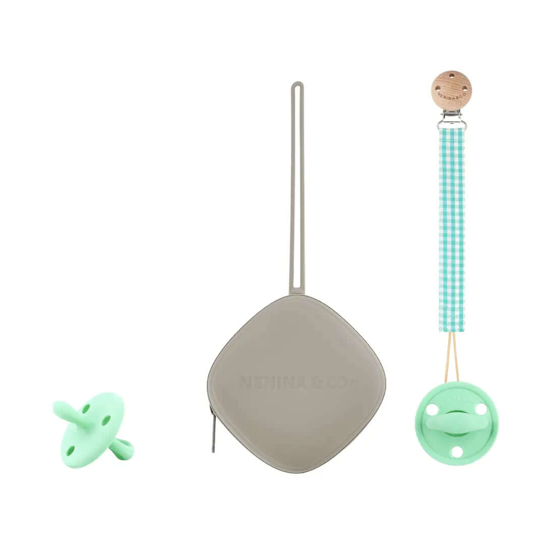 PACK 1 CHUPETERO + 1 CHUPETE DIAMOND + 1 GUARDACHUPETE NENINA & CO